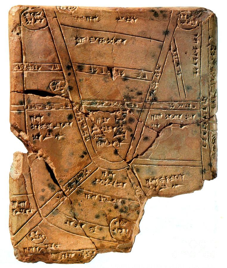 sumerian-map-clay-cuneiform-tablet-science
